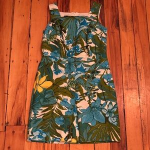Talbots Petite Floral Sleeveless Dress